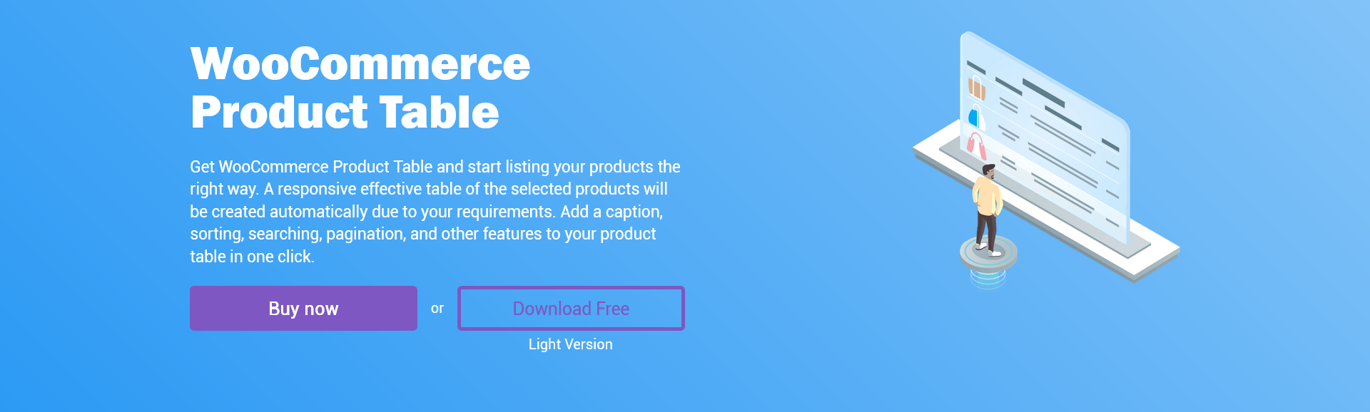 افزونه ووکامرس WoobeWoo WooCommerce Product Table Pro