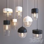دانلود فایل سه بعدی Aromas del Campo Copo Table Lamp دانلود فایل سه بعدی AMBER SUSPENSION SET