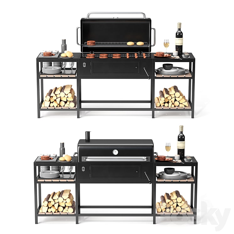 دانلود فایل سه بعدی Barbecue 24