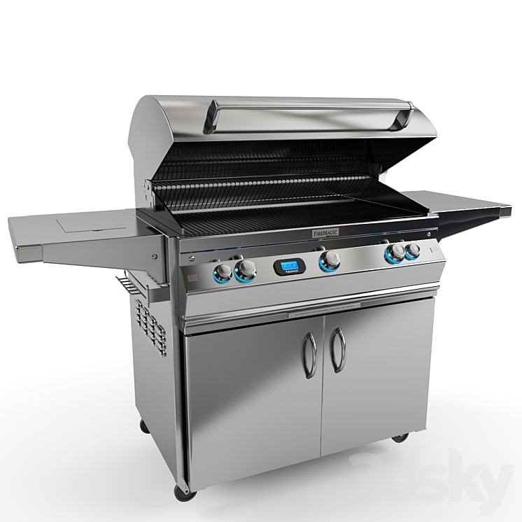 Barbecue FireMagic MODEL A660i-2E1N-min فایل سه بعدی Barbecue FireMagic MODEL A660i-2E1N