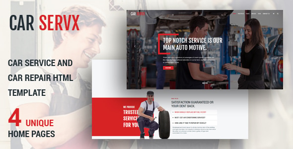 دانلود قالب سایت Carservx - Car Service and Car Repair
