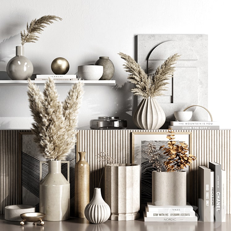 دانلود فایل سه بعدی Decorative set 89