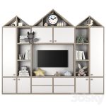 دانلود فایل سه بعدی Furniture composition for children