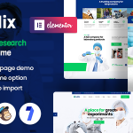 قالب صفحه فرود وردپرس Saasten + نسخه HTML دانلود قالب وردپرس آزمایشگاه پزشکی Leblix