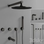 دانلود فایل سه بعدی Kassatex Rivington Accessory Kit دانلود فایل سه بعدی Lusso stone shower set