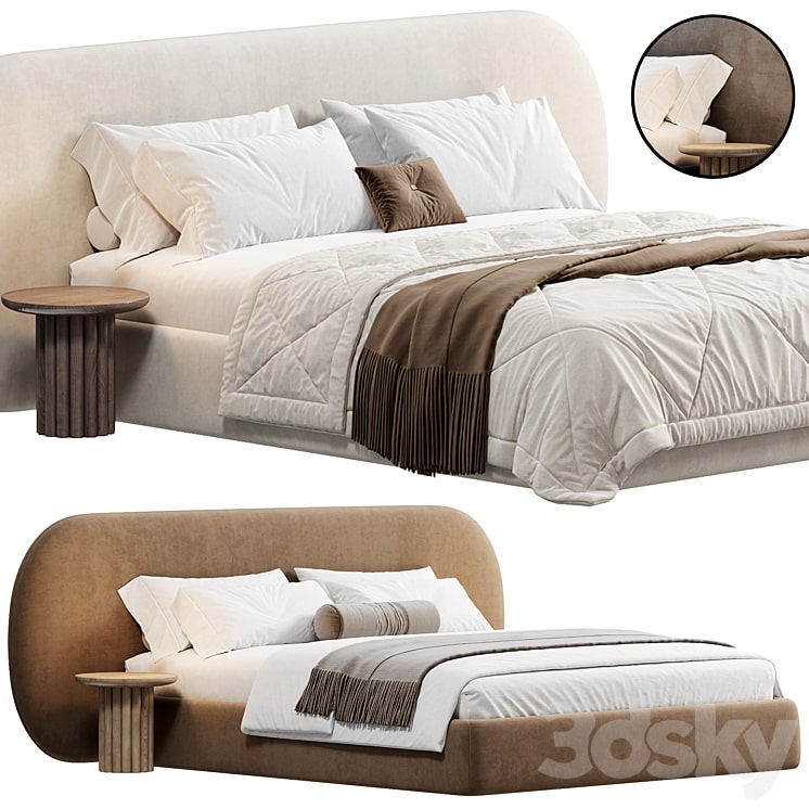دانلود فایل سه بعدی Moca Cloud bed