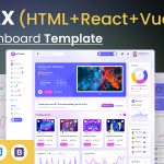 دانلود قالب HTML فناوری اطلاعات و تکنولوژی Sotcox دانلود قالب سایت NFTMAX - Bootstrap 5 Admin Templates