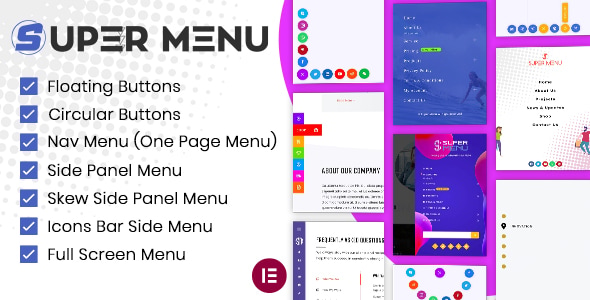 دانلود افزونه وردپرس Super Floating and Fly Menu