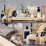 دانلود فایل سه بعدی Decorative books set دانلود فایل سه بعدی Wooden Bath Tidy 02