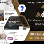 قالب راست چین معماری مدرن وردپرس Adsett