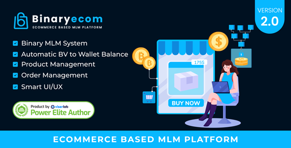 دانلود اسکریپت BinaryEcom - Ecommerce Based MLM Platform