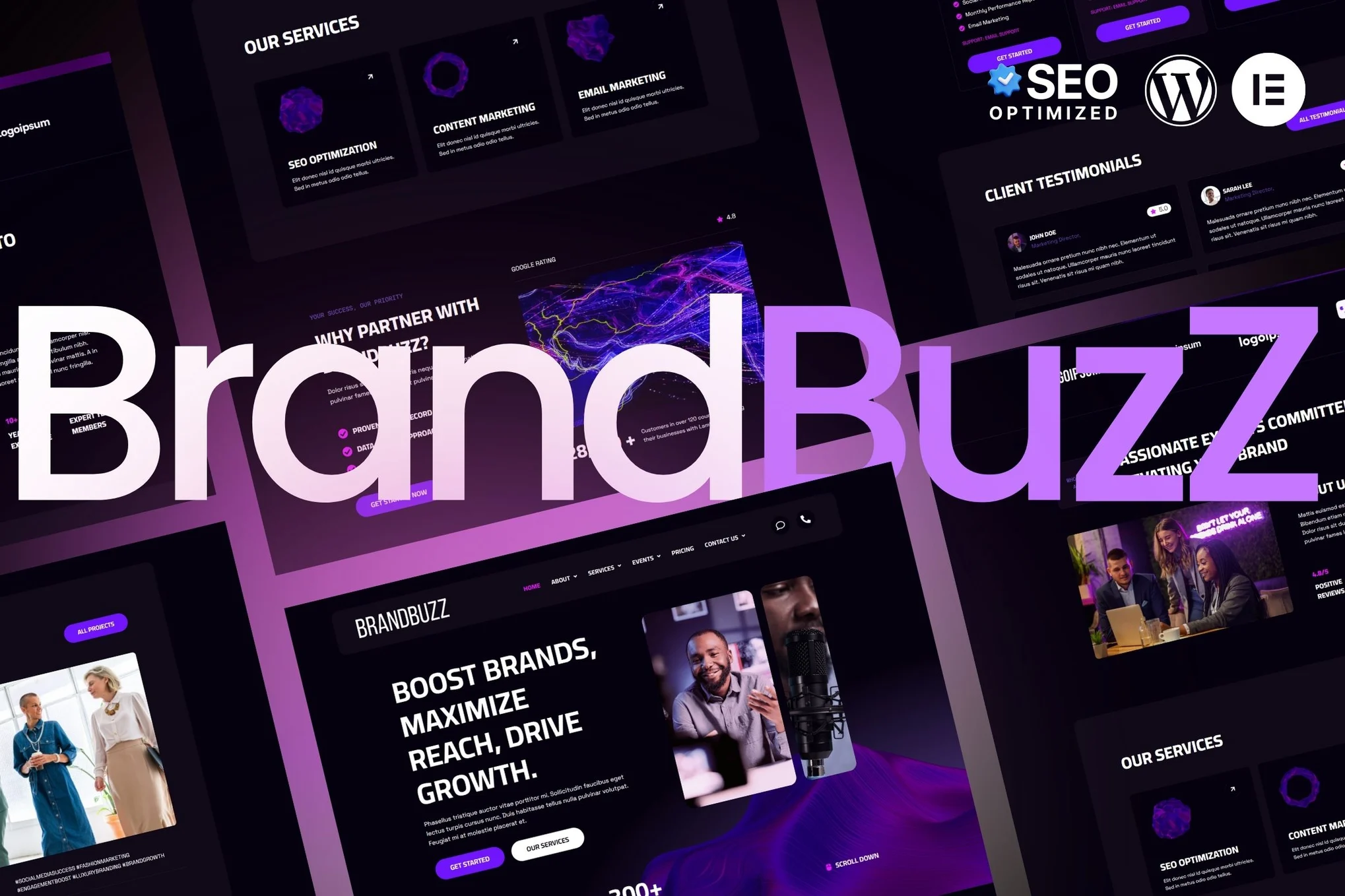 دانلود قالب المنتور وردپرس برند باز BrandBuzz