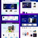 قالب فروشگاهی لوازم الکترونیکی و گجت راست چین وردپرس Ecommax