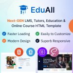 قالب فروش آزمون و دوره آنلاین چند منظوره EduAll