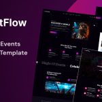 دانلود قالب ری اکت مدیریت رویداد و برگزاری کنفرانس Envens EventFlow - Event & Conference Organization React NextJS Template