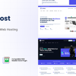 قالب میزبانی وب و نمایندگی فروش وردپرس GoHost