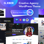 قالب کسب و کار چند منظوره وردپرس Gxber - پوسته خلاقانه وردپرس