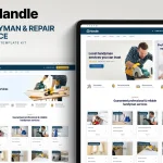 دانلود قالب خدماتی المنتور وردپرس Handle