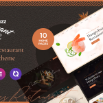 قالب رستوران راست چین وردپرس هانگری باز Hungrybuzz