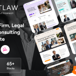 دانلود قالب سایت دفتر اسناد و محضر Justlaw