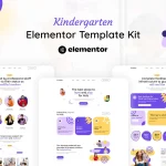 قالب وردپرس Cutie – Children School, Toys Store Theme دانلود قالب مدرسه و مهد کودک المنتور وردپرس Kiddies