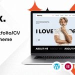 قالب خدمات چاپ وردپرس پرینوکس Prinox Petrix - Personal Portfolio WordPress Theme