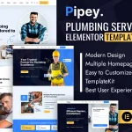دانلود قالب خدمات لوله کشی المنتور وردپرس Pipey