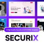 دانلود قالب سایت خدمات برقکاری Current قالب خدمات امنیتی و دوربین مدار بسته Securix