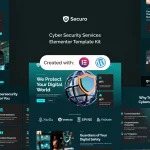 Clickora – Digital Marketing Agency Elementor Template Kit Securo - Cyber Security Services Elementor Template Kit