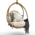 دانلود فایل سه بعدی Woven hanging chair