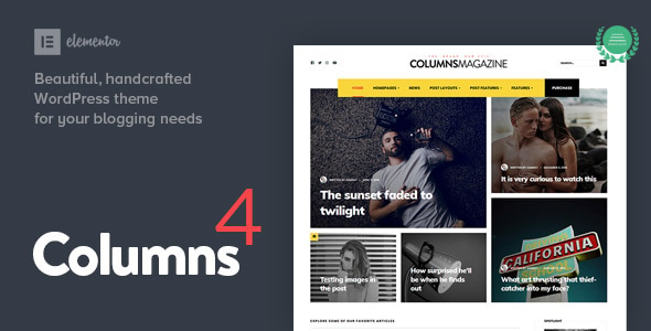 قالب وبلاگ و مجله آنلاین وردپرس Columns