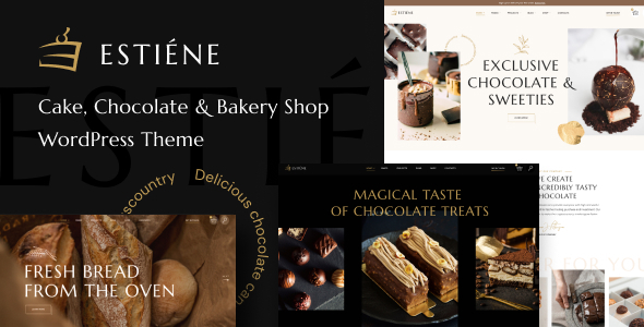 Estiene Sweets Bakery WordPress Theme
