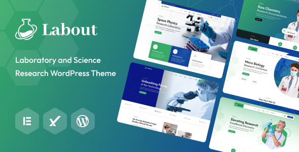 Labout – Laboratory Research WordPress Theme