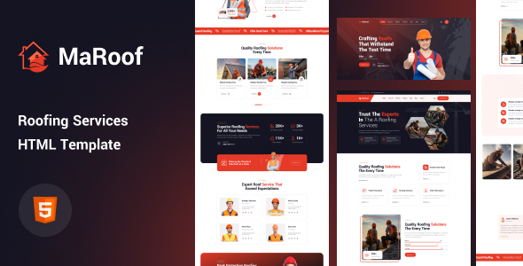 Maroof Roofing Services HTML Template