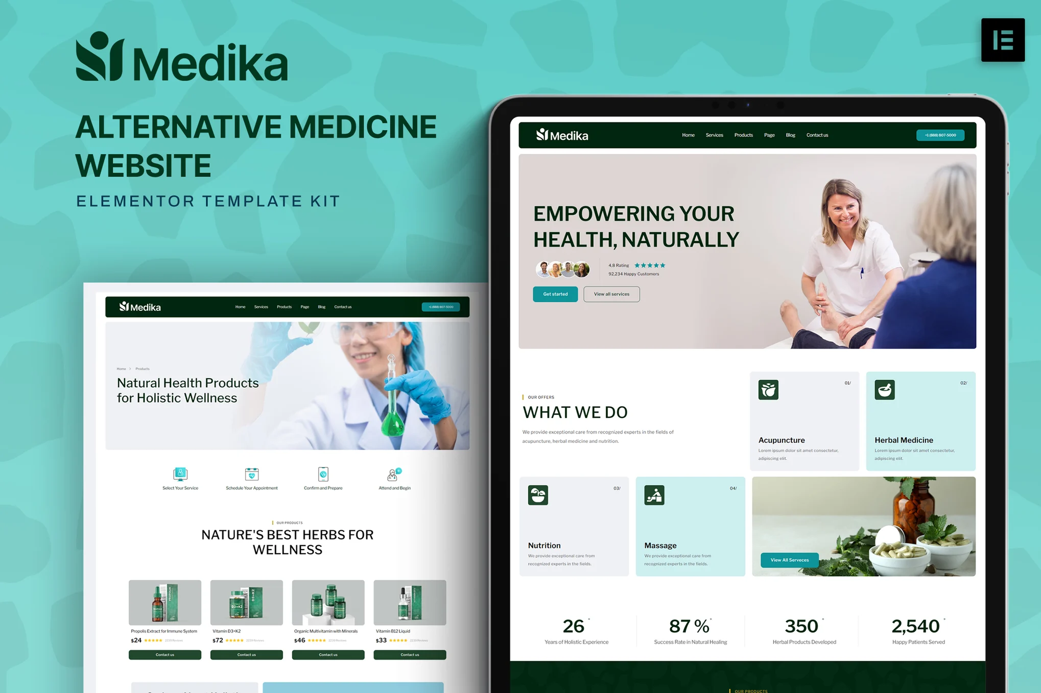 دانلود قالب المنتور وردپرس Medika
