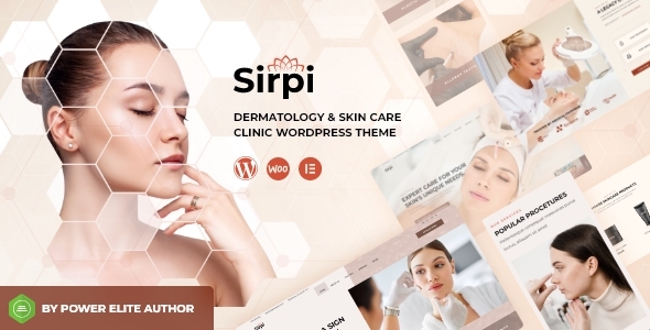 قالب کلینیک زیبایی و مراقبت از پوست وردپرس Sirpi