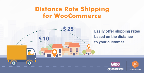 دانلود افزونه ووکامرس Distance Rate Shipping