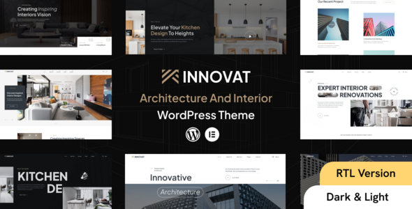 قالب طراحی داخلی و دکوراسیون وردپرس Innovat