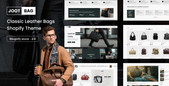 دانلود قالب فروشگاه کیف و کیف پول Jootbag