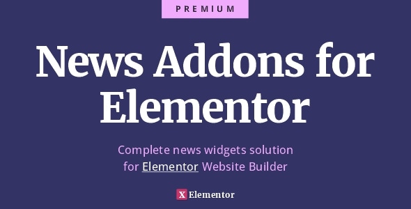 دانلود افزونه وردپرس News Addons for Elementor