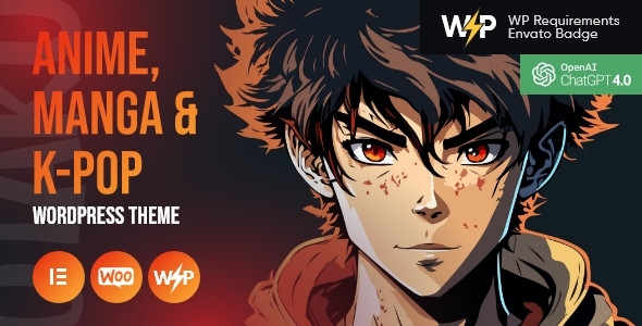 قالب انیمه و مانگا وردپرس Otaku