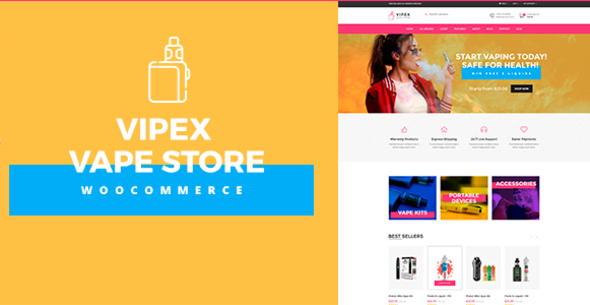 دانلود قالب فروشگاهی ویپ وردپرس Vipex