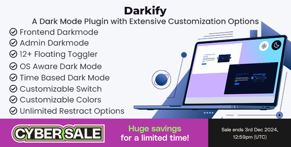 دانلود افزونه وردپرس WordPress Dark Mode Plugin