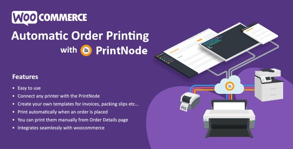 دانلود افزونه Automatic Order Printing for WooCommerce
