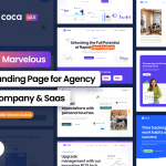 دانلود رابط کاربری Artify – bright, clean nft marketplace دانلود رابط کاربری Coca Landing Page Kit V3