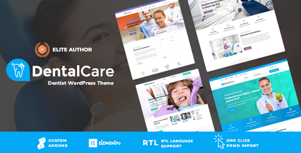 قالب دندانپزشکی وردپرس Dental Care