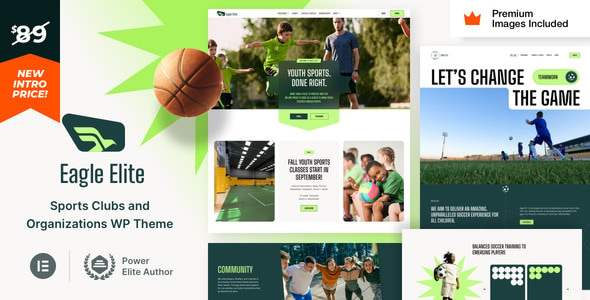 EagleElite Sports Club WordPress Theme