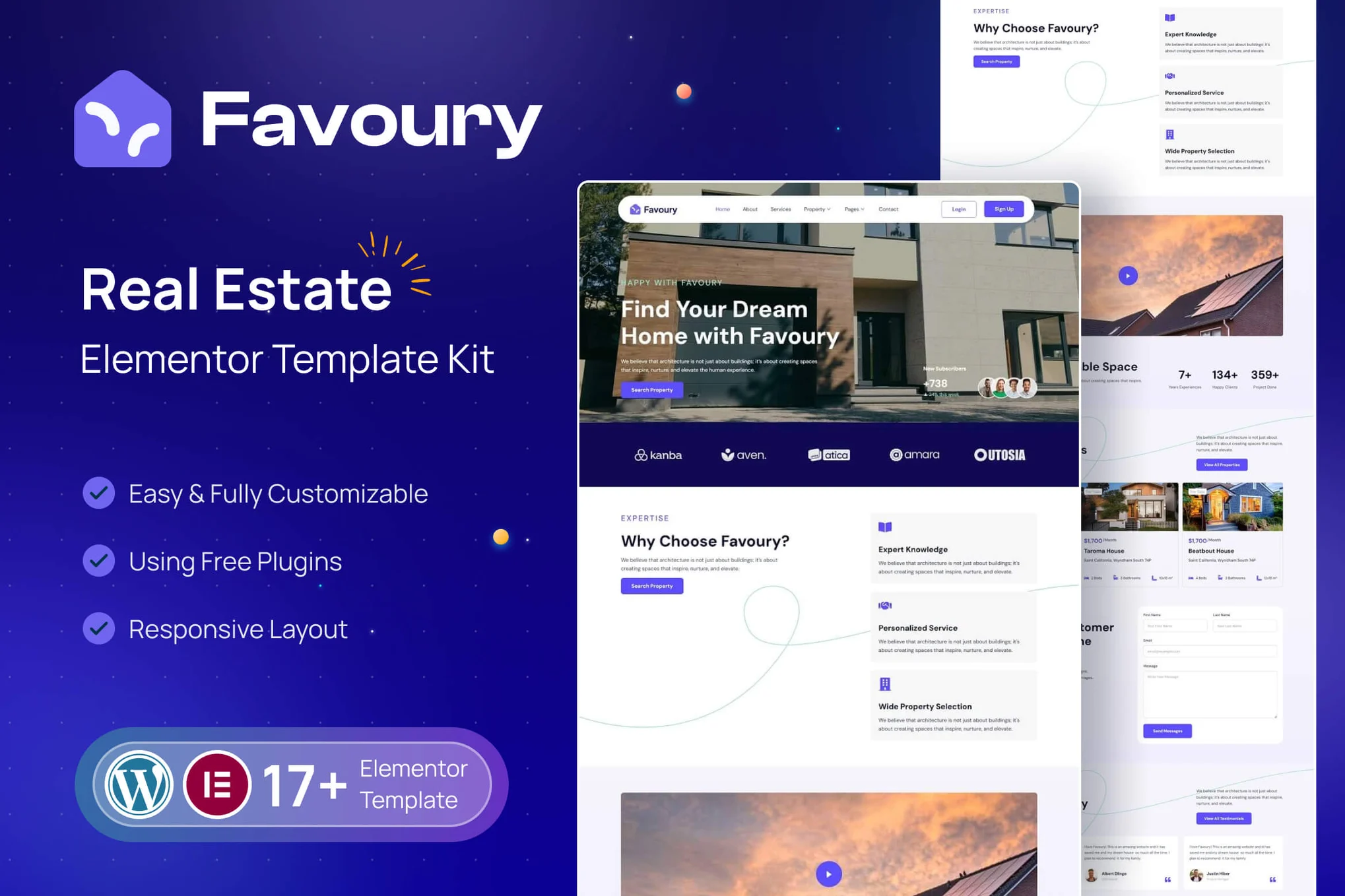 دانلود قالب المنتور وردپرس Favoury