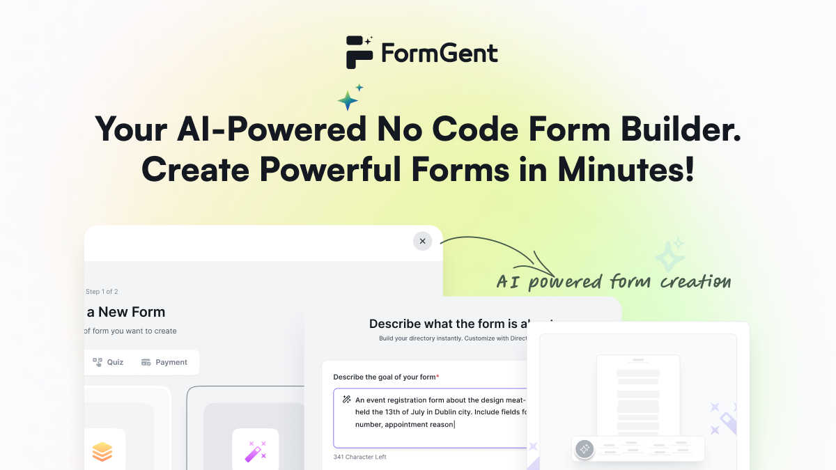 افزونه فرم ساز هوش مصنوعی وردپرس FormGent Pro