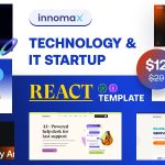 دانلود قالب ری اکت فناوری اطلاعات Innomax